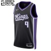 Dres Sacramento Kings Kevin Huerter Nike 2023-24 Icon Edition Crno Swingman - Dječji
